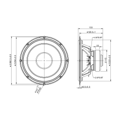 Peerless by Tymphany SLS-P830668 Subwoofer 10 Cali